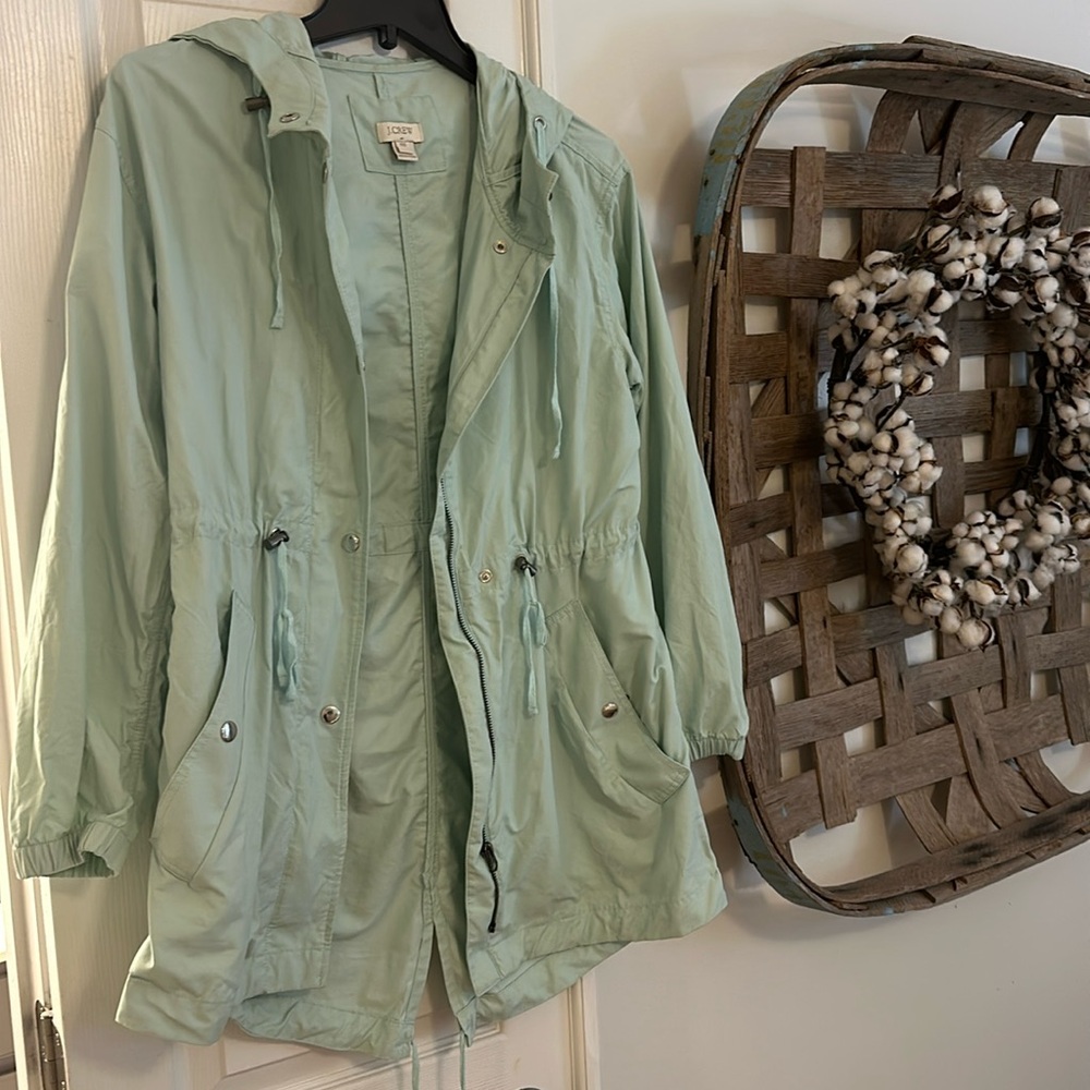 NWOT JCrew Rain Coat